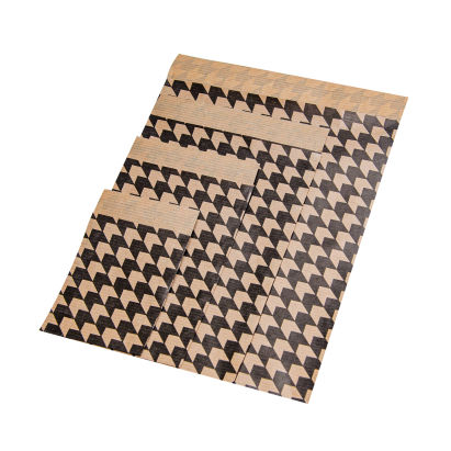1000 Stück Papier Flachbeutel 89205F, Triangle, schwarz Kraft, 60g/m², 175x215mm