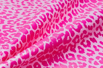 1 Rolle Geschenkpapier 89411, Leo, koralle-pink/weiß, 250m, 70cm