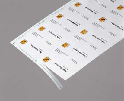 150 Stück Sigel Visitenkarten, 85 x 55 mm, 200 g/qm, hochweiß, DP839