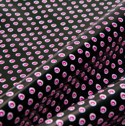 Geschenkpapier 89400, Bonbon, schwarz-pink, 250m, 70g/m²