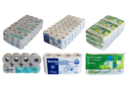T4 Toilettenpapier / Küchenrollen