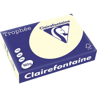 250 Blatt Kopierpapier Clairalfa Universal-Papier Trophée (Sand) DIN A4, 160 g/qm