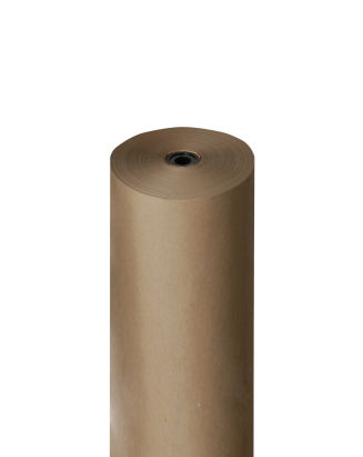20 Kg Natronmischpapier 75cm, 90g/qm, 250m, braun, 5cm Hülse, Recykraft