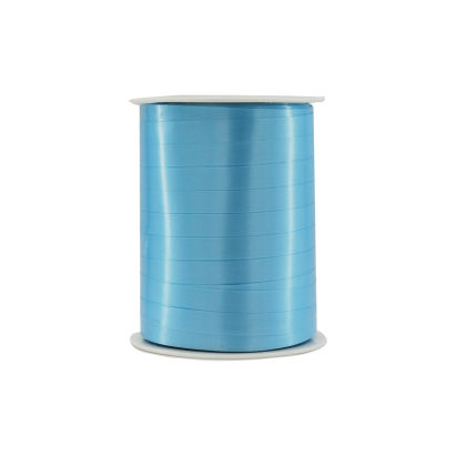 1 Rolle Präsent Geschenkband, Kräuselband, 5mm x 500m, hellblau