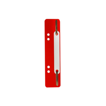 25 Stück ELBA Heftstreifen, PP, rot, kurz, 35 x 150 mm