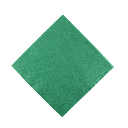 250 Stück FASANA Papier Servietten 3-lagig, 33x33cm, 1/4 Falz, dunkelgrün