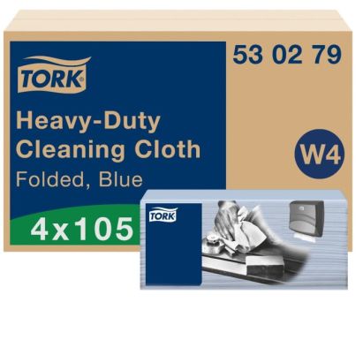 420 Stück TORK 530279, extra starke Reinigungstücher, 1-lagig, blau