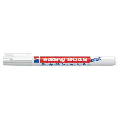 1 Stück edding 8046 Industriemarker, weiß