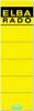 ELBA 10 Stück ELBA RADO Ordnerrücken-Etiketten, kurz/breit, 190x59mm, selbstklebend, gelb