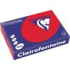 250 Blatt Kopierpapier Clairalfa Universal-Papier Trophée (Korallenrot) DIN A4, 160 g/qm
