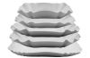TOP 250 Stück Pappschalen, Pommesschale KU0B, 100x170x30mm, oval, weiß (inkl. EWKF Gebühr)