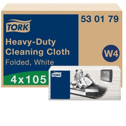 420 Stück TORK 530179, extra starke Reinigungstücher, 1-lagig, Premium, W4, weiß20 Stück